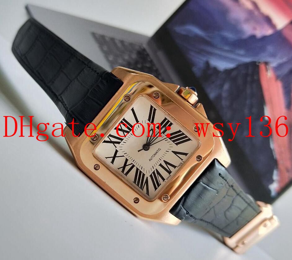 Factory Supplier 100 XL 18ct Rose Gold W20071Y1 Automatic Mechanical Mens Watch Men's Wristwatches Leather Band., White
Factory Supplier 100 XL 18ct Rose Gold W20071Y1 Automatic Mechanical Mens Watch Men's Wristwatches Leather Band., White