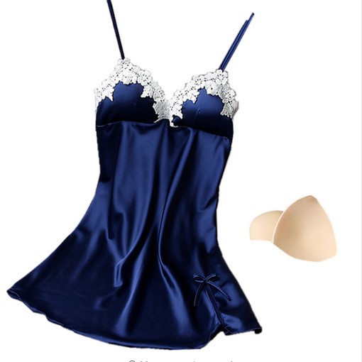 Ladies Sexy Nightdress Silk V-neck Floral Sleepwear Lingerie Babydoll Nightgown Mini Sleeveless Women Lace Sleepshirt With Padded Bra, Red
Ladies Sexy Nightdress Silk V-neck Floral Sleepwear Lingerie Babydoll Nightgown Mini Sleeveless Women Lace Sleepshirt With Padded Bra, Red