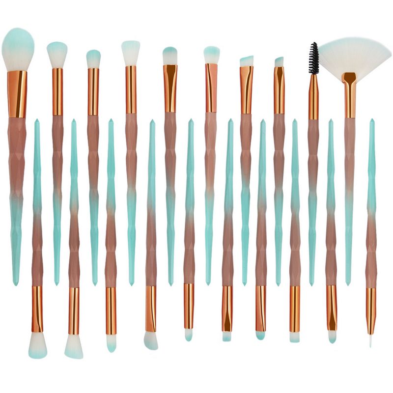 MAANGE 20Pcs/Kit Diamond Makeup Brushes Set Powder Eye Shadow Foundation Blend Blush Lip Cosmetic Beauty Soft Make Up Brush Tool