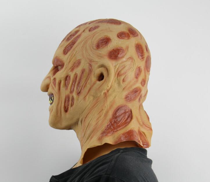 Burn Face Horror Mask Realistic Adult Party Costume Horror Mask Scary Halloween Carnival Cosplay Zombie Mask