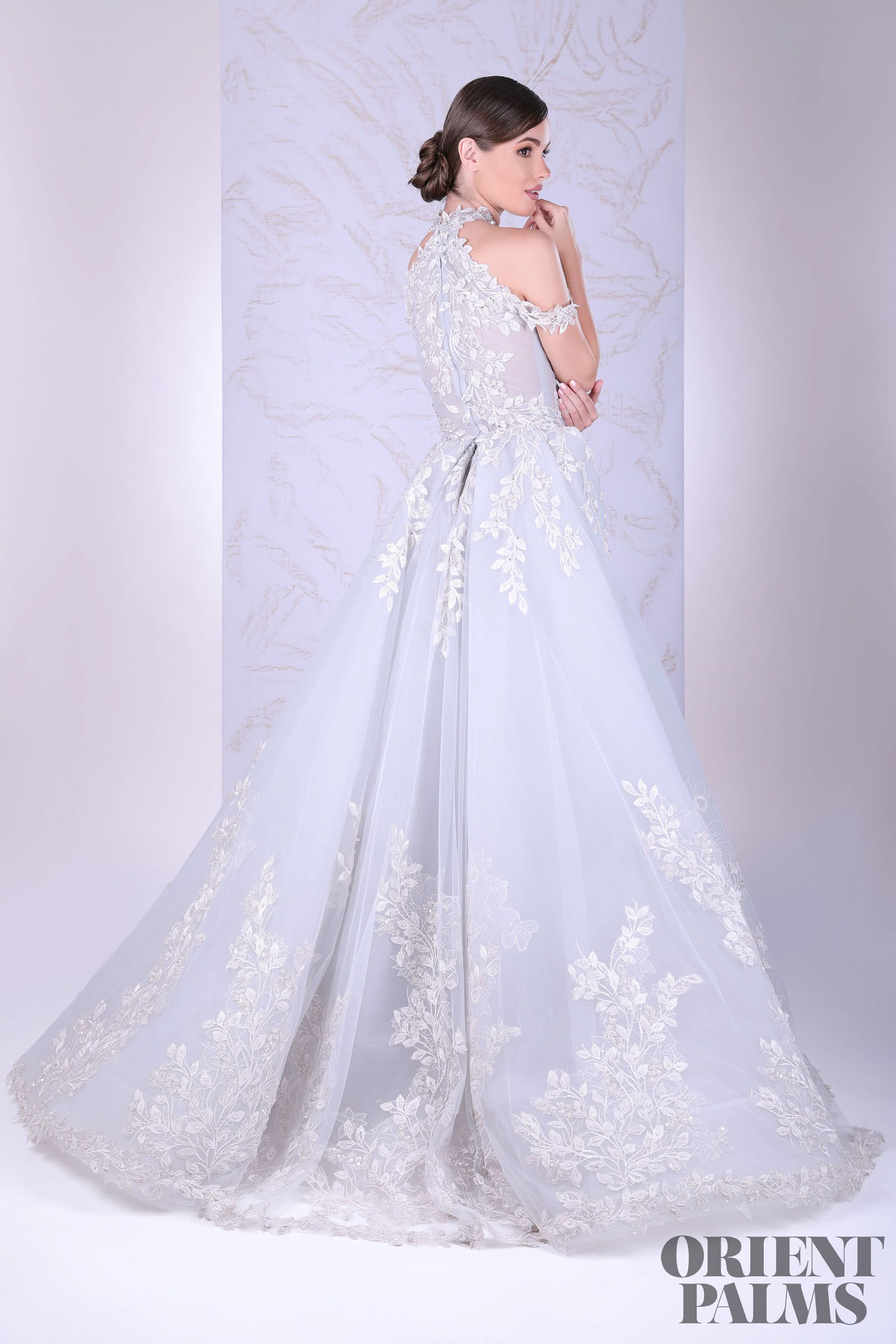 Luxury Mermaid Prom Dresses With Detachable Train Off The Shoulder Illusion Lace Appliques Sweep Train Evening Dress Girls Pageant Gowns