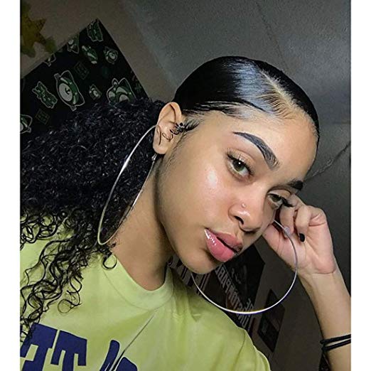 Kinki Curly pony tail Hair Piece Clip in Brazilian Virgin Human Hair Drawstring natura Ponytail Puff Afro Curly Ponytail for Black Women 140g