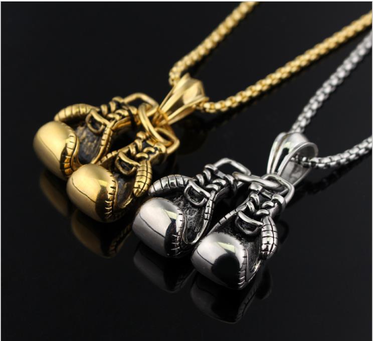 Cool Sport women Men Necklace Fitness Fashion Stainless Steel Workout Jewelry Gold Plated Pair Boxing Glove Charm Pendants Accessories Gift
Cool Sport women Men Necklace Fitness Fashion Stainless Steel Workout Jewelry Gold Plated Pair Boxing Glove Charm Pendants Accessories Gift