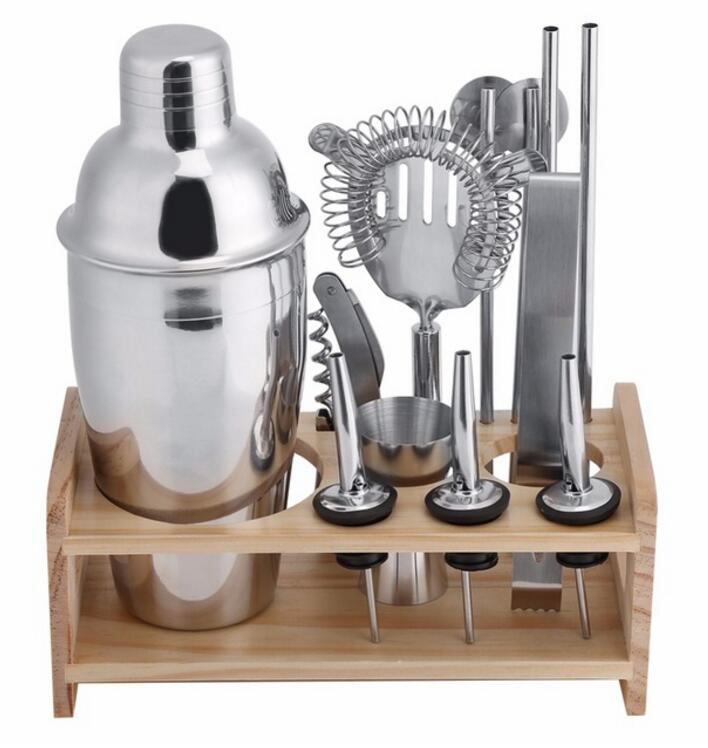 Professional Bartender Set 12Pcs 550ML Cocktail Shaker Set Hand Shaker Drink Fancy Jug Wine Mixer Party Bar Set Brewing Kit
Professional Bartender Set 12Pcs 550ML Cocktail Shaker Set Hand Shaker Drink Fancy Jug Wine Mixer Party Bar Set Brewing Kit