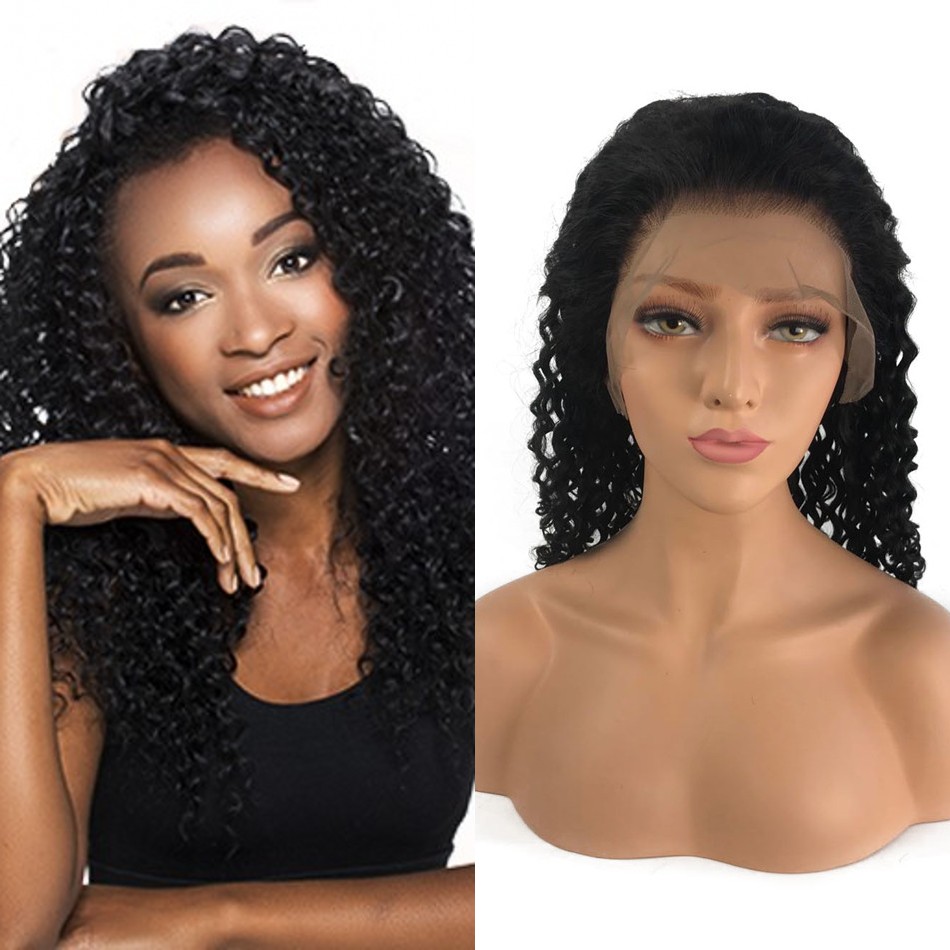 Brazilian Curly Wigs for Black Women Human Hair Pre Plucked Lace Front Wig Natural Hairline 130%, Dark brown
Brazilian Curly Wigs for Black Women Human Hair Pre Plucked Lace Front Wig Natural Hairline 130%, Dark brown