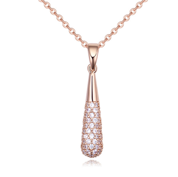 Necklaces Jewelry Brand New Fashion Women Elegant High Quality Zircon Pendant 18K Gold Plated Water Drop Necklace Wholesale LN009
Necklaces Jewelry Brand New Fashion Women Elegant High Quality Zircon Pendant 18K Gold Plated Water Drop Necklace Wholesale LN009