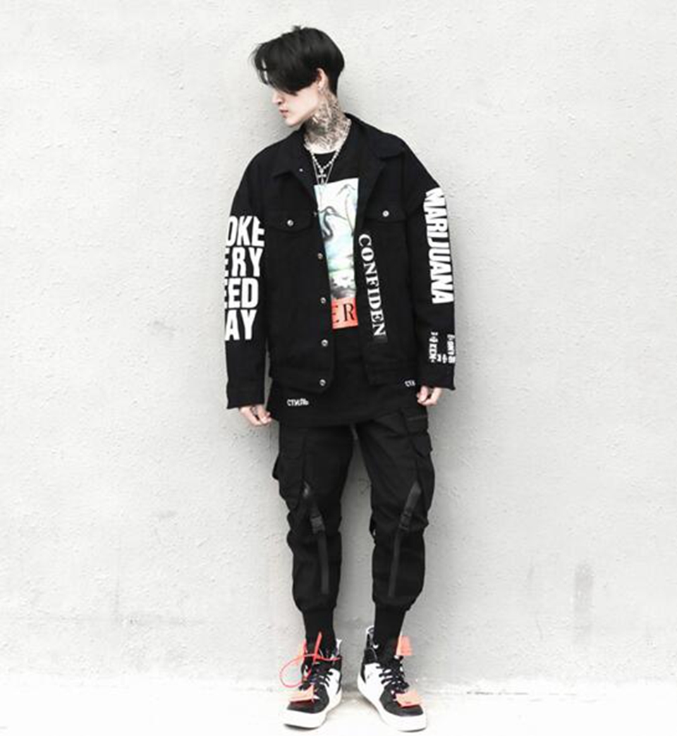 Man han edition of the new age season fashion boutique personality hip-hop printed denim jacket coat jackets M - 3 xl, Blue
Man han edition of the new age season fashion boutique personality hip-hop printed denim jacket coat jackets M - 3 xl, Blue