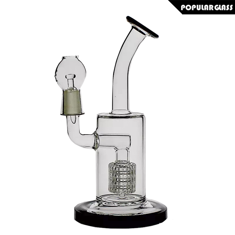 SAML 22cm Tall Hookahs Matrix Smoking water pipe Tyre percolate Glass bong size 18.8mm PG5047