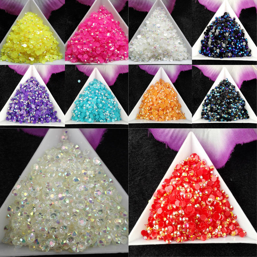 10000pcs/bag SS12 3mm 10 Color Jelly AB Resin Crystal Rhinestones FlatBack Super Glitter Nail Art Strass Wedding Decoration Beads Non HotFix
10000pcs/bag SS12 3mm 10 Color Jelly AB Resin Crystal Rhinestones FlatBack Super Glitter Nail Art Strass Wedding Decoration Beads Non HotFix
