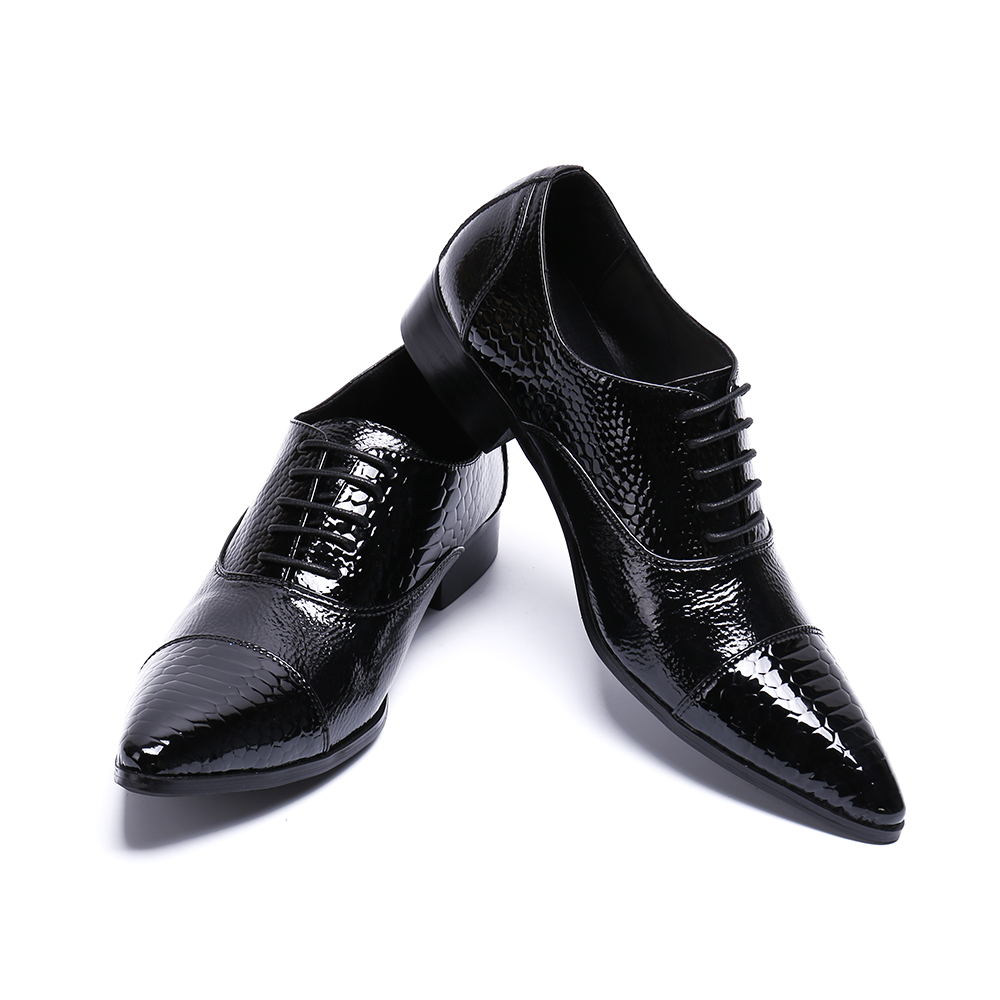 Mens pointed toe dress shoes genuine leather lace up italia oxford shoes for men balck office flats zapato hombre man shoes, Black
Mens pointed toe dress shoes genuine leather lace up italia oxford shoes for men balck office flats zapato hombre man shoes, Black