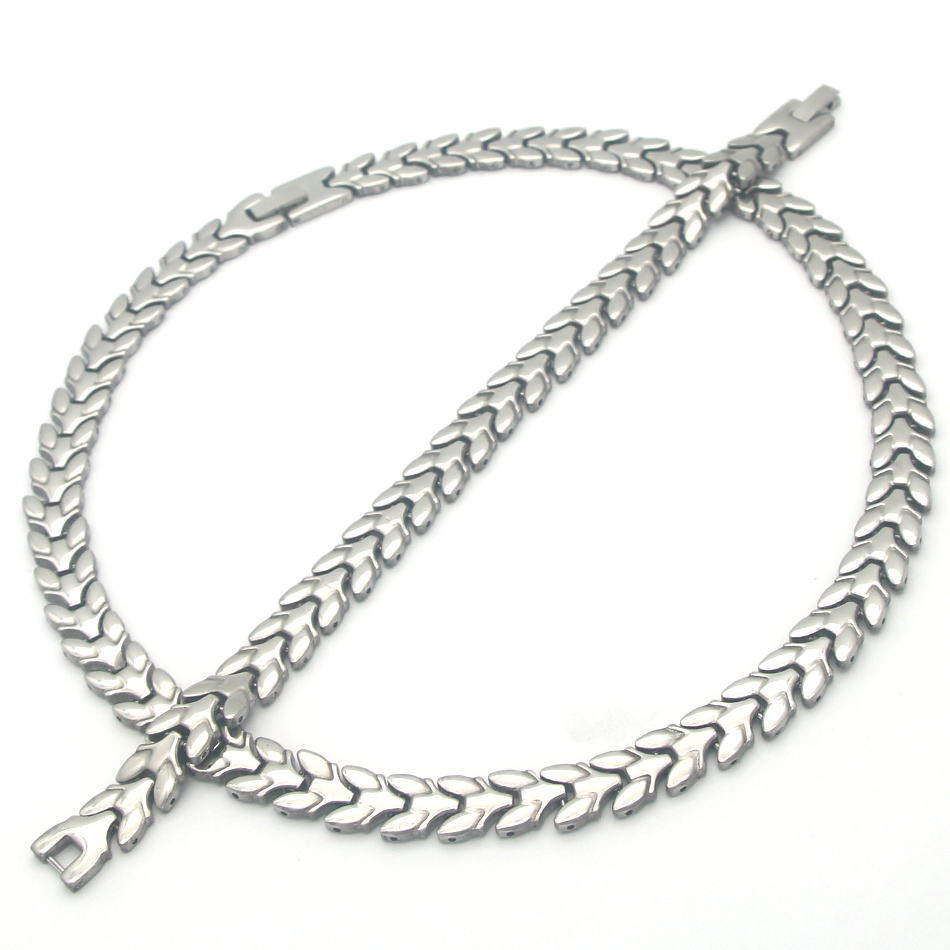 Fashion Jewelry Set New Design Stainless Steel Silver Colour Wheat spike Choker Necklace & Bracelets Jewelry Sets La MaxZa, As pic
Fashion Jewelry Set New Design Stainless Steel Silver Colour Wheat spike Choker Necklace & Bracelets Jewelry Sets La MaxZa, As pic