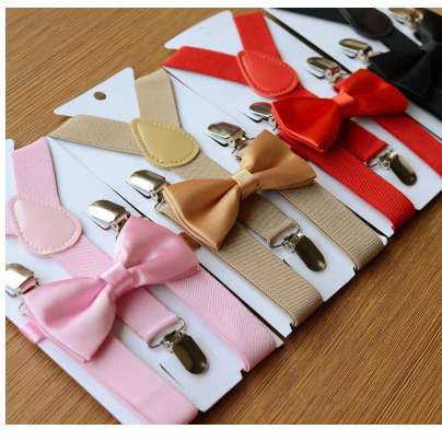 HOT Fashion Adjustable and Elasticated Kids Suspenders With Bowtie Bow Tie Set Matching Ties Outfits For Girl Boys Clothes
HOT Fashion Adjustable and Elasticated Kids Suspenders With Bowtie Bow Tie Set Matching Ties Outfits For Girl Boys Clothes
