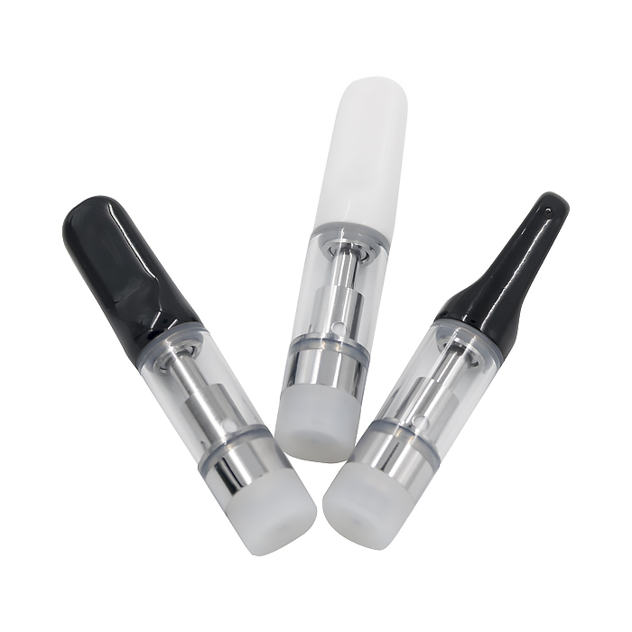 510 Ceramic Coil Tank Cartridge with Black White Drip Tip Ceramic Mouthpiece 0.5ml 1.0ml MT6 Glass T2 Atomizer
510 Ceramic Coil Tank Cartridge with Black White Drip Tip Ceramic Mouthpiece 0.5ml 1.0ml MT6 Glass T2 Atomizer