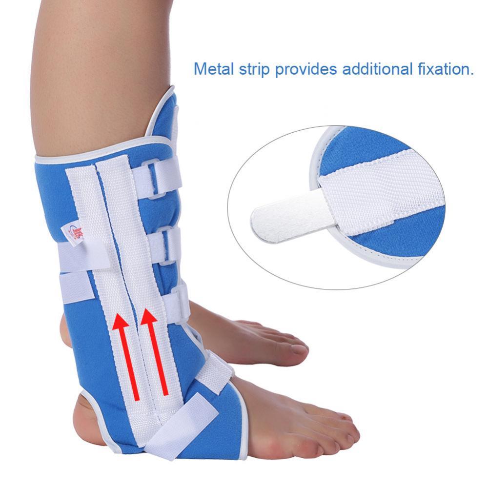 Knee Brace Support Adjustable Joint Protection Ankle Strap Orthosis Sprains Strap Foot Brace Support Pain Relief Fracture Brace