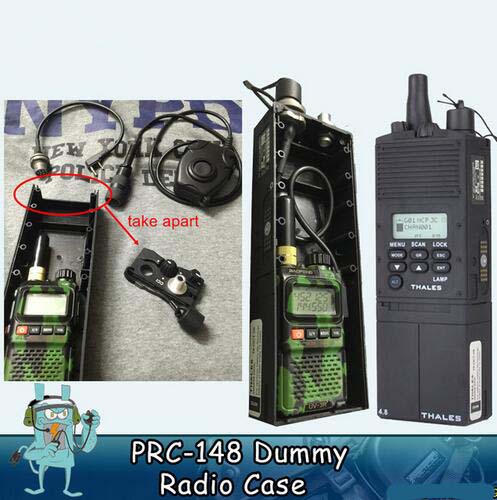 

Z-Tac Tactical (UV)MBIT PRC-148 Dummy Radio Case Softair PRC 148 Talkie Walkie Case 1:1 Dummy No Function Z022, Black