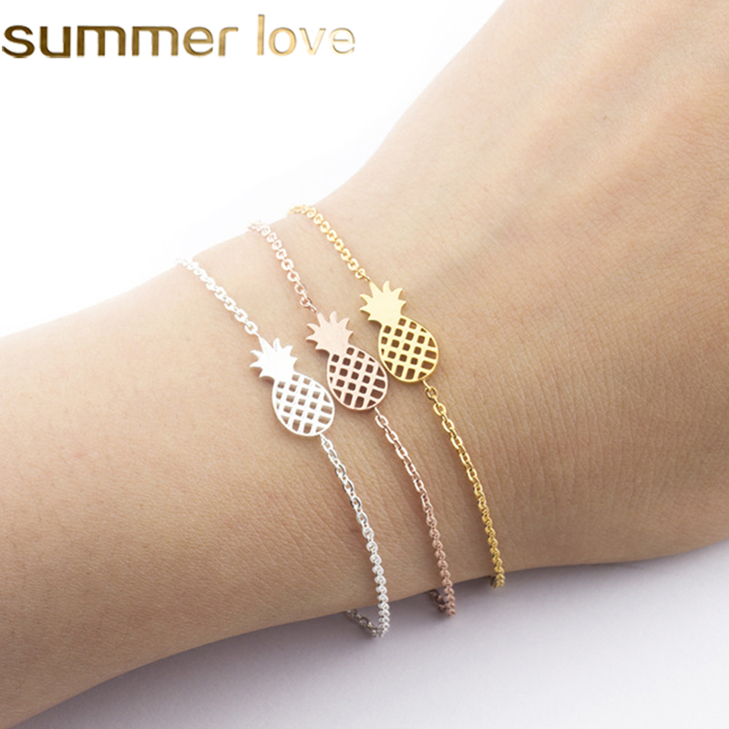 Minimalism Pineapple Bracelet For Women Elegant Gifts Jewelry Friendship Rose Gold Pineapple Bracelet 2018 New Design Jewelry, Black
Minimalism Pineapple Bracelet For Women Elegant Gifts Jewelry Friendship Rose Gold Pineapple Bracelet 2018 New Design Jewelry, Black