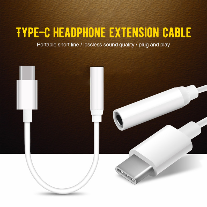 Type-C to 3.5mm Earphone Cable Adapter Usb 3.1 Type C USB-C Male to 3.5 AUX Audio Female Jack for Xiaomi 6 Mi6 Letv 2 Pro 2 Max2
Type-C to 3.5mm Earphone Cable Adapter Usb 3.1 Type C USB-C Male to 3.5 AUX Audio Female Jack for Xiaomi 6 Mi6 Letv 2 Pro 2 Max2