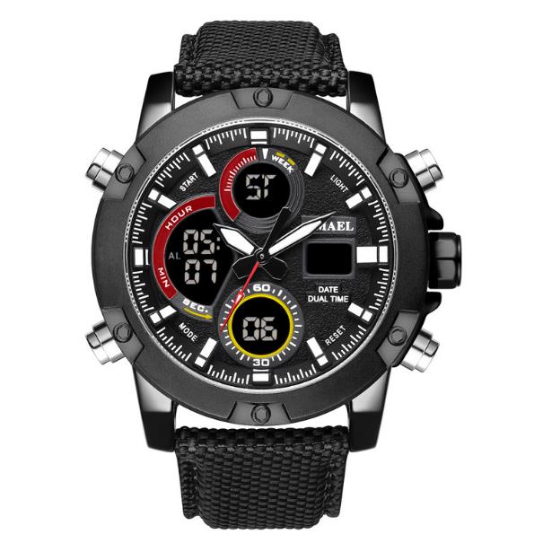 Hot style watch outdoor sport waterproof watch genuine leather men's multi-functional quartz watch 2018 hot sell, Black
Hot style watch outdoor sport waterproof watch genuine leather men's multi-functional quartz watch 2018 hot sell, Black