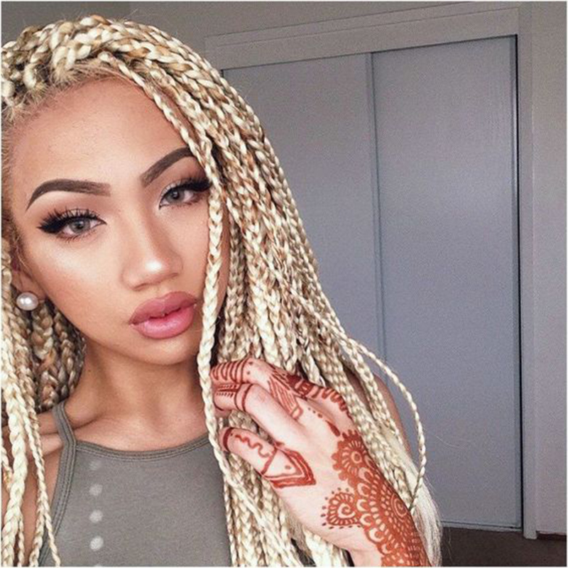 Light Blonde Tones Kanekalon Braiding Hair Extensions #24 Synthetic High Tempurature Fiber Crochet Twist Braids Hair 24 Inches 80g/Piece
Light Blonde Tones Kanekalon Braiding Hair Extensions #24 Synthetic High Tempurature Fiber Crochet Twist Braids Hair 24 Inches 80g/Piece