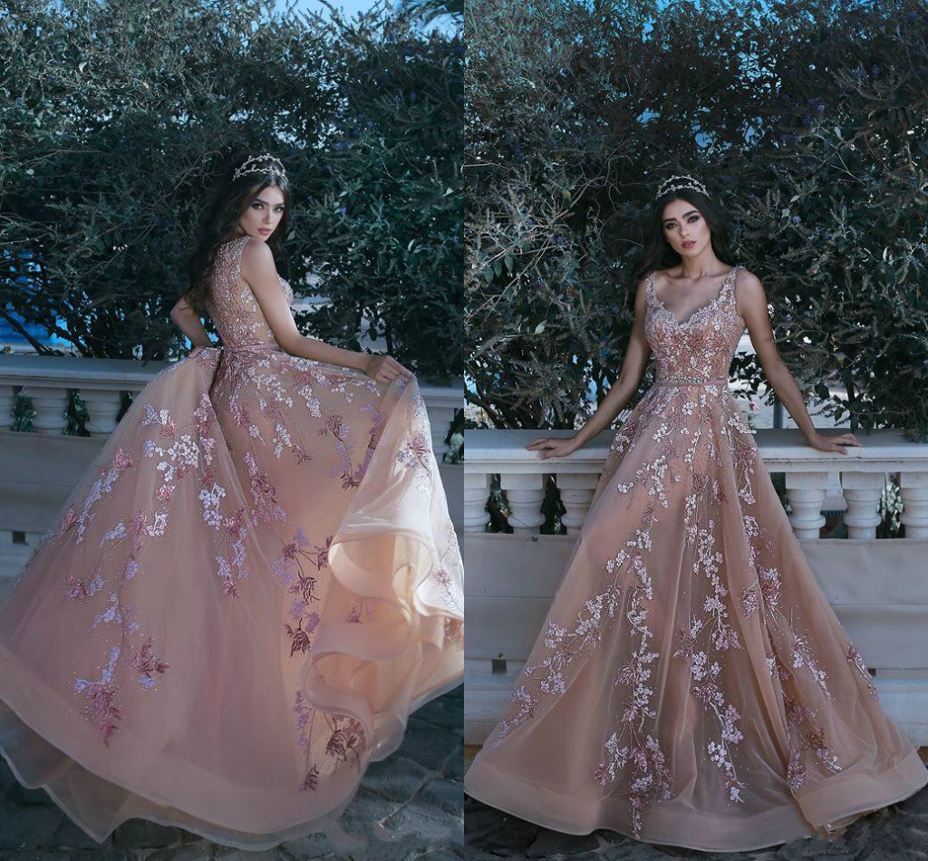 Sexy Blush Pink Spaghetti Strap Evening Dresses A Line Floral Applique Prom Dress V Neck Formal Evening Party Gowns Pageant Gown, Same as picture
Sexy Blush Pink Spaghetti Strap Evening Dresses A Line Floral Applique Prom Dress V Neck Formal Evening Party Gowns Pageant Gown, Same as picture