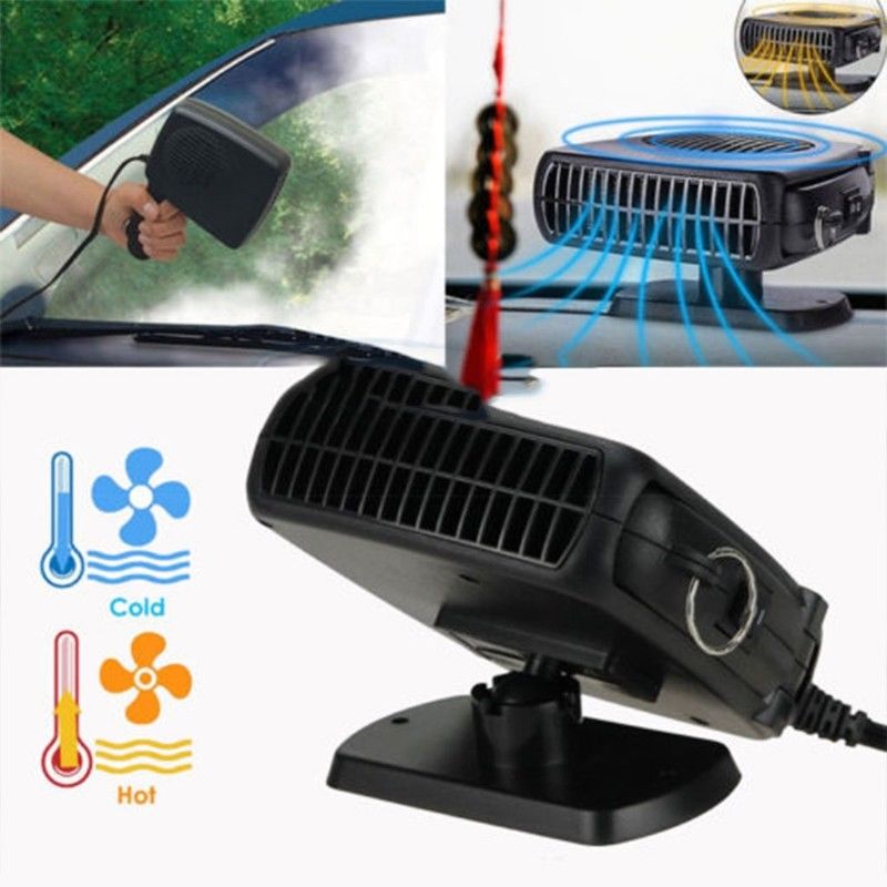 New High Quality 2In1 150W Car Heating Cooling Heater Fan Defroster Demister 12V Dryer Winshield Free Shipping