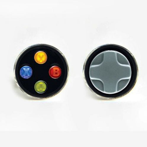 1 pair New Fashion Men Cufflink Shirts High Quality Video Game Cufflinks Playstation Cuff Links Round Glass Cufflinks
1 pair New Fashion Men Cufflink Shirts High Quality Video Game Cufflinks Playstation Cuff Links Round Glass Cufflinks