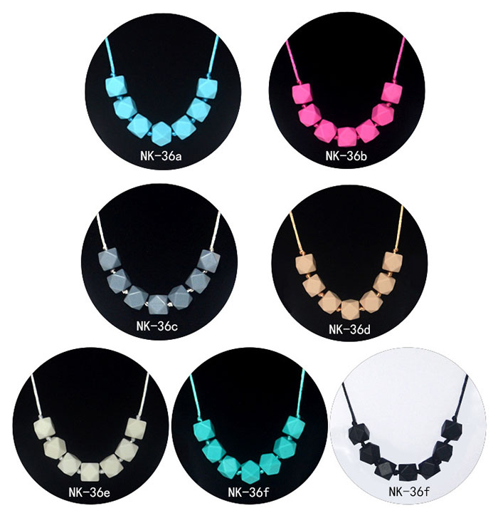 Silicone Beaded Teether Hexagon Necklace Food Grade Silicone Chewing Beads Teething Necklace Baby Safe Nursing Jewelry Mommy Wear Baby Chew
Silicone Beaded Teether Hexagon Necklace Food Grade Silicone Chewing Beads Teething Necklace Baby Safe Nursing Jewelry Mommy Wear Baby Chew