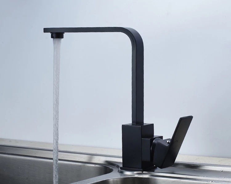 Kitchen Faucets Brass Kitchen Sink Water Faucet 360 Rotate Swivel Faucet Mixer Single Holder Single Hole Black Mixer Tap
Kitchen Faucets Brass Kitchen Sink Water Faucet 360 Rotate Swivel Faucet Mixer Single Holder Single Hole Black Mixer Tap