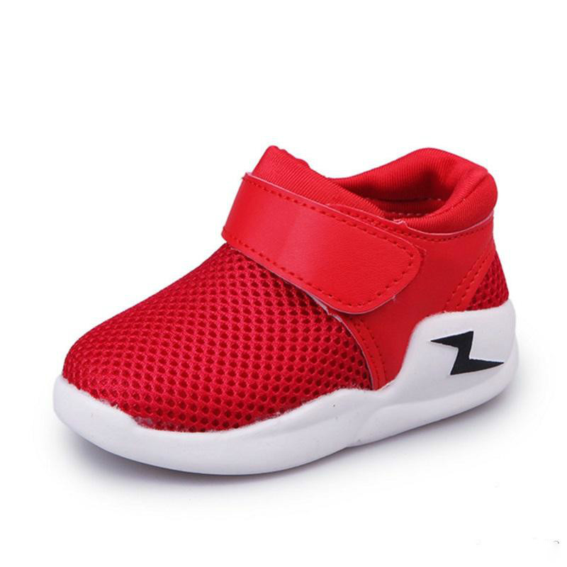 Mesh Children Shoes 2018 Summer Fashion Footwear Baby Toddler Breathable Net Girls Boys Sport Shoe Non-slip Kids Sneakers