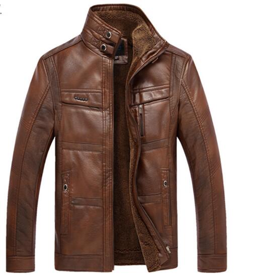 Fashion Leather Jacket Men With velvet Coats 5XL Brand High Quality PU Outerwear Men Business Winter Faux Fur Male Jacket Fleece, Picture color
Fashion Leather Jacket Men With velvet Coats 5XL Brand High Quality PU Outerwear Men Business Winter Faux Fur Male Jacket Fleece, Picture color