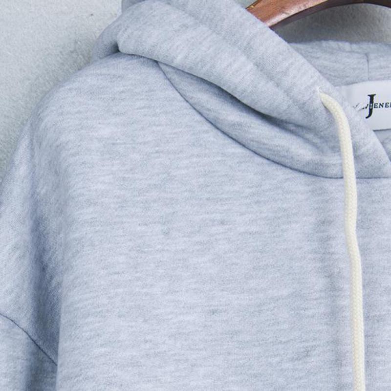 2018 New Autumn Winter Korea Solid Color Plus Velvet Sweatshirt Female Long-sleeved Candy Color Loose Student Hoodie Sweatshirt