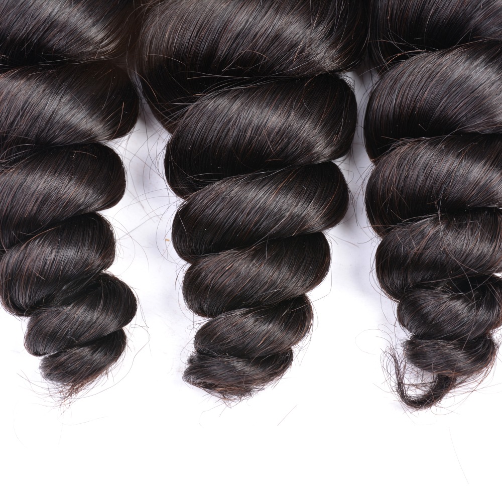 9A Unprocessed Cuticle Aligned Brazilian Hair loose Wave Weft Remy Human Hair Extensions Peruvian Indian Malaysian Dyeable