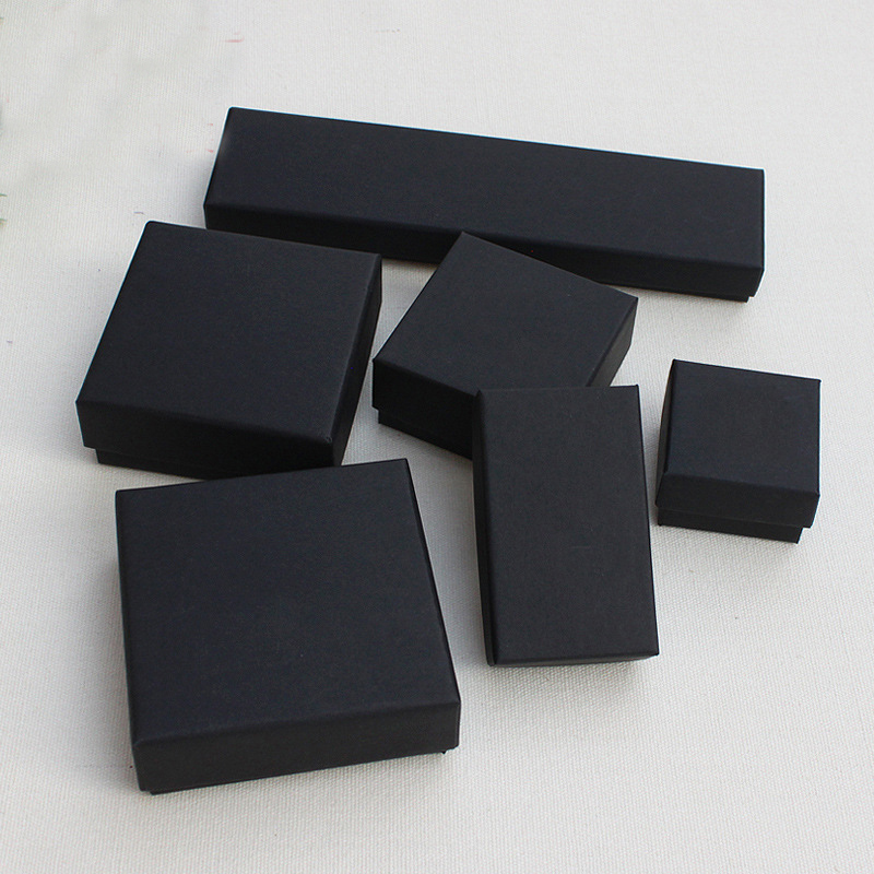 Jewelry Gift and Retail Boxes Black Kraft Packing Bracelet & Necklace & Ring & Ear Nail Box Christmas New Year Gift Customize 10 size Select
Jewelry Gift and Retail Boxes Black Kraft Packing Bracelet & Necklace & Ring & Ear Nail Box Christmas New Year Gift Customize 10 size Select