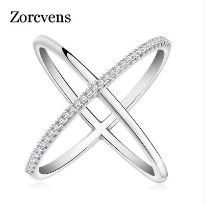 ZORCVENS 2018 Newest Design Infinity Ring with 36 Pieces Micro Paved CZ Fashion Women Silver Color Rings Wholesale
ZORCVENS 2018 Newest Design Infinity Ring with 36 Pieces Micro Paved CZ Fashion Women Silver Color Rings Wholesale