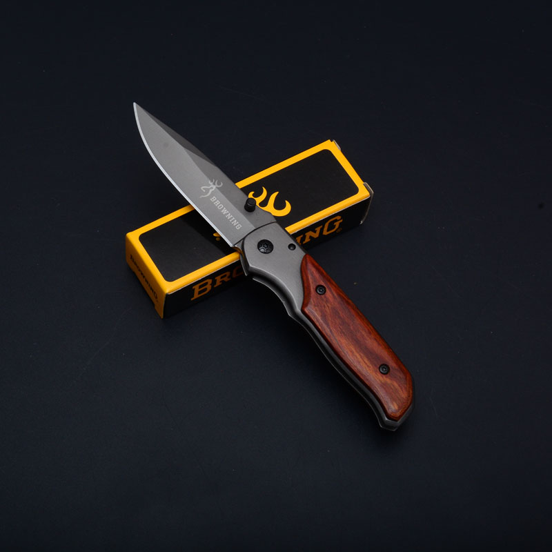 Browning 338 332 Pocket Folding Knife Titanium Blade Wood Handle Outdoor Tactical Camping Hunting Survival Rescue EDC Utility Tools
Browning 338 332 Pocket Folding Knife Titanium Blade Wood Handle Outdoor Tactical Camping Hunting Survival Rescue EDC Utility Tools