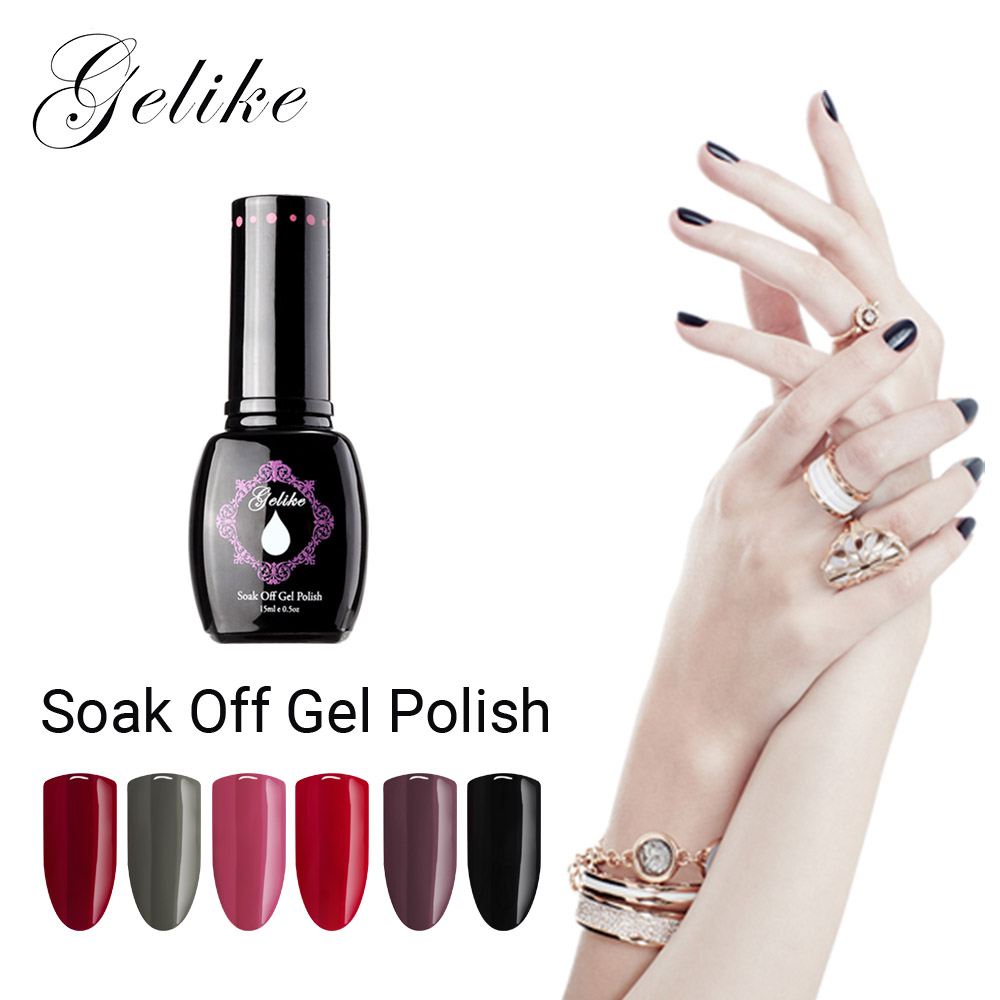 Gelike Nail Art Beauty Gel Polish Top Coat 15ml Soak Off UV LED Nail Gel Polish 25 Color, 07
Gelike Nail Art Beauty Gel Polish Top Coat 15ml Soak Off UV LED Nail Gel Polish 25 Color, 07