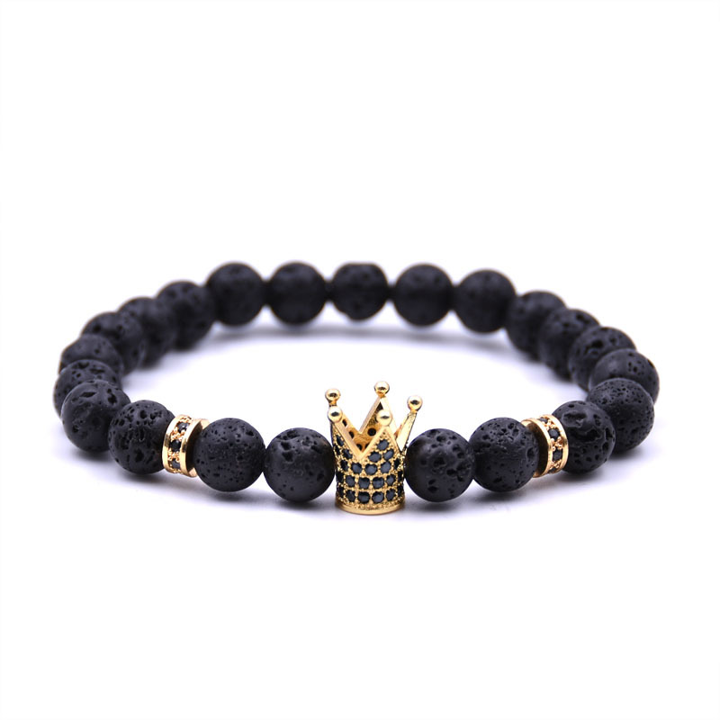 Hot Sale Trendy Imperial Crown Charm Bracelets Men Natural Stone Stone Beads For Women Men Jewelry pulsera hombres
Hot Sale Trendy Imperial Crown Charm Bracelets Men Natural Stone Stone Beads For Women Men Jewelry pulsera hombres