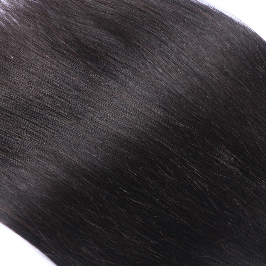 Cheap! 8A Brazilian Straight Human hair weaves Natural Color Hair Extensions 8-40inch 50g/piece 100% Human hair