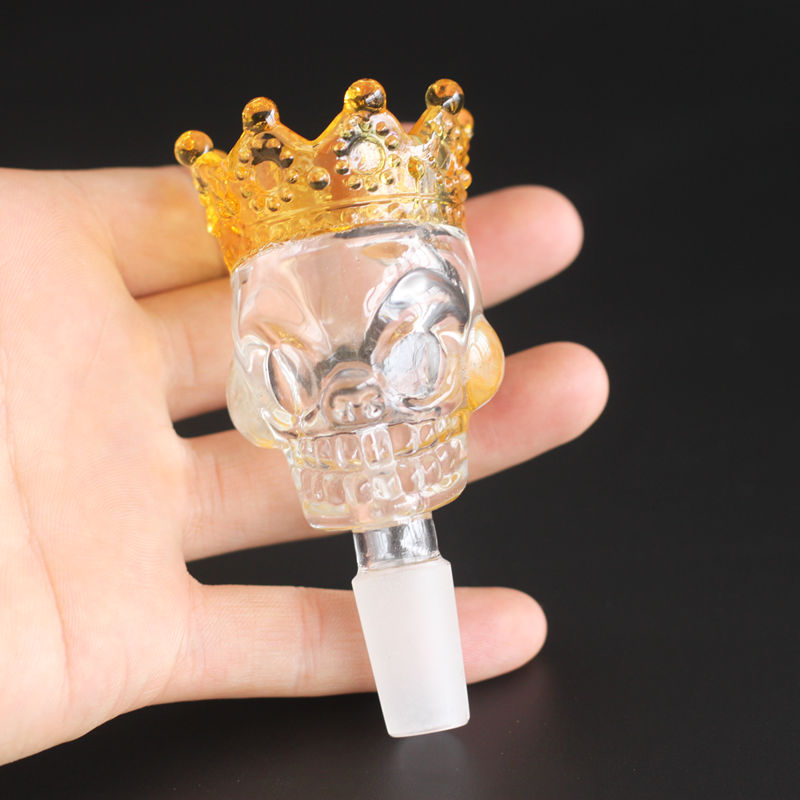 New Design Siper size Skull Glass Bong Bowl for glass smoking bongs very heavy Manufacturer male 14.5mm 18.8mm bowl water pipe
New Design Siper size Skull Glass Bong Bowl for glass smoking bongs very heavy Manufacturer male 14.5mm 18.8mm bowl water pipe
