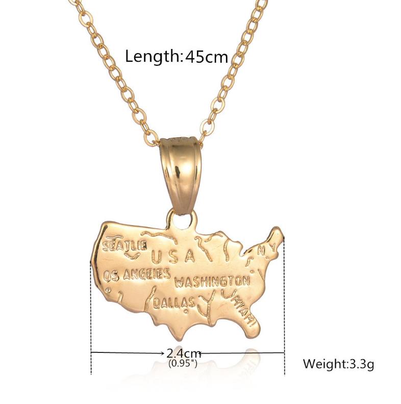 USA street dance GIFT Gold american Map Continent African Round Pendant Rope Chain Necklace Hip Hop United States map Jewelry
USA street dance GIFT Gold american Map Continent African Round Pendant Rope Chain Necklace Hip Hop United States map Jewelry