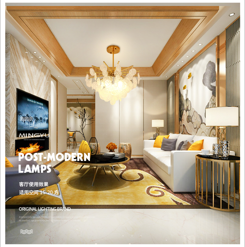 Led Chandelier Light Modern Chandelier Gold Crystal Chandelier Fixture Living Room Dining Room Bedroom Staircase Lighting