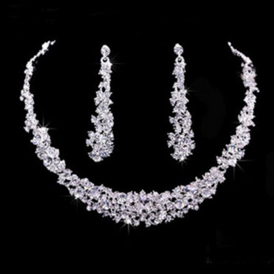Wholesale Free Shipping Bridal Jewellery Sparkly Diamond Rhinestone Earrings Necklace Sets Cheap Wedding Jewelry Set For wedding Party, White
Wholesale Free Shipping Bridal Jewellery Sparkly Diamond Rhinestone Earrings Necklace Sets Cheap Wedding Jewelry Set For wedding Party, White