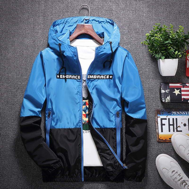 Color Matching Jacket Men Windbreaker Jacket Men' Hooded Casual Jackets Male Coat Thin Men Coat Outwear 4XL, Gray
Color Matching Jacket Men Windbreaker Jacket Men' Hooded Casual Jackets Male Coat Thin Men Coat Outwear 4XL, Gray