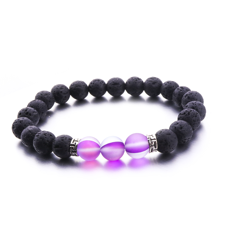 New Styles 8MM Black Lava Stone Reflective Beads Aromatherapy Essential Oil Diffuser Bracelet For women
New Styles 8MM Black Lava Stone Reflective Beads Aromatherapy Essential Oil Diffuser Bracelet For women