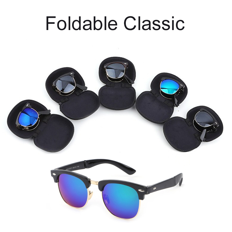 Wholesale Low Price Metal Folding Sunglasses Women Men Brand Designer Pilot Mirror Sun Glasses With Case, White;black
Wholesale Low Price Metal Folding Sunglasses Women Men Brand Designer Pilot Mirror Sun Glasses With Case, White;black