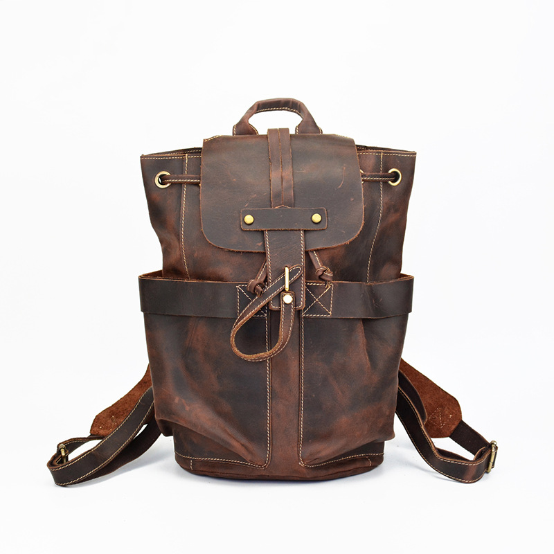 100% Genuine Leather Backpack Men Bag Retro Travel Backpacks Crazy Horse School Weekend Bags High Quality Woman Outdoor Shoulder Packs, Brown
100% Genuine Leather Backpack Men Bag Retro Travel Backpacks Crazy Horse School Weekend Bags High Quality Woman Outdoor Shoulder Packs, Brown