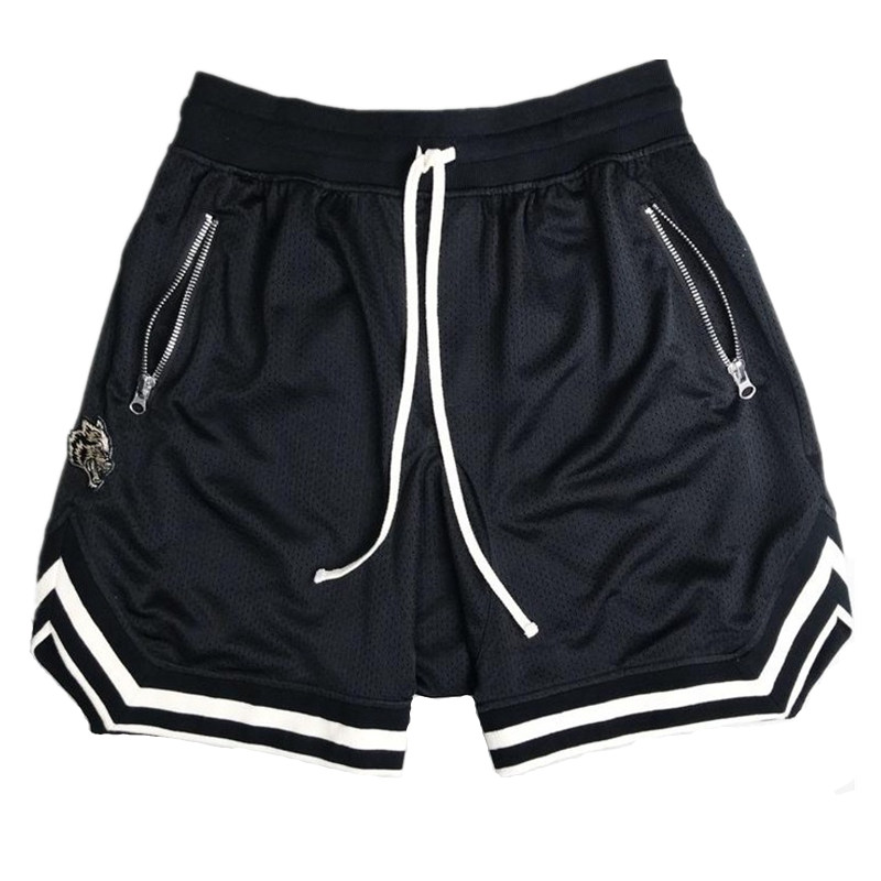 Brand Shorts Mens Bodybuilding Fast Dry Boardshorts Joggers Knee Length Sweatpants Summer Male Gyms Fitness Workout Beach Short