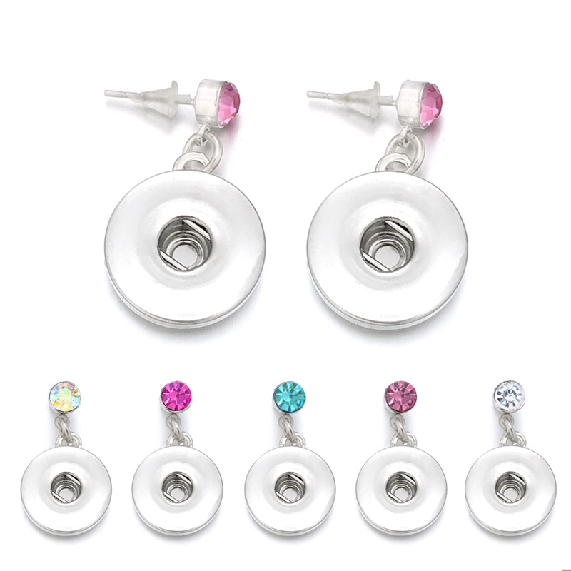 Hot Sale Fashion Interchangeable Crystal 033 Stud Earring Fit 12mm 18mm Snap Button Earring For Women Gfit Charm Jewelry, Silver
Hot Sale Fashion Interchangeable Crystal 033 Stud Earring Fit 12mm 18mm Snap Button Earring For Women Gfit Charm Jewelry, Silver
