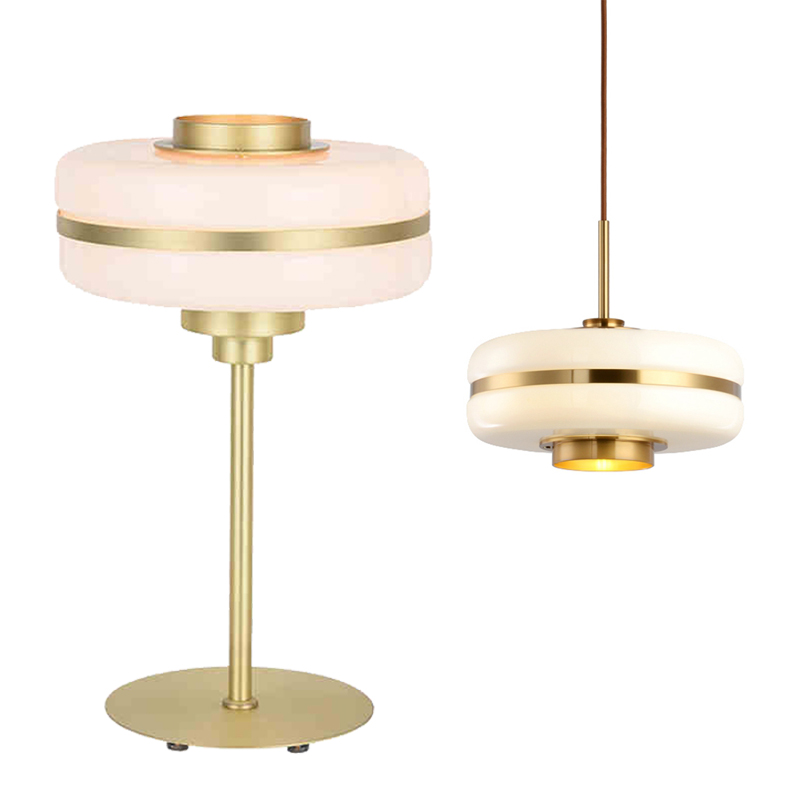 Hot LED Modern Lamps Pendant Table Lamp Bedroom Lamp Glass Office Living Room Pendant Light Fitting Creativity