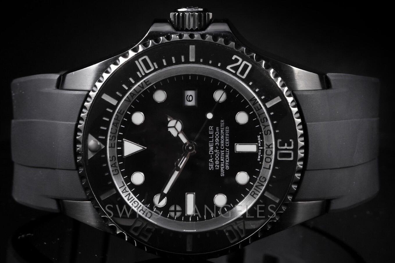 Luxury High Quality Brand Watches 116660 Stainless Steel Sea-Dweller PVD Movement Automatic Mechanical Mens Watch Rubber Strap Watches, Black
Luxury High Quality Brand Watches 116660 Stainless Steel Sea-Dweller PVD Movement Automatic Mechanical Mens Watch Rubber Strap Watches, Black